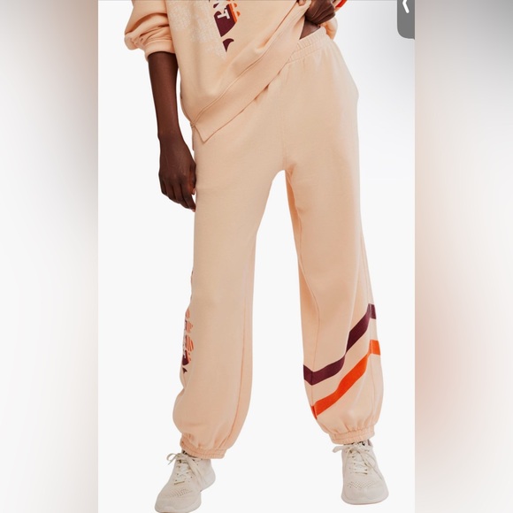 Free People Pants - FP Movement All Star Oversize Graphic Sweatpants